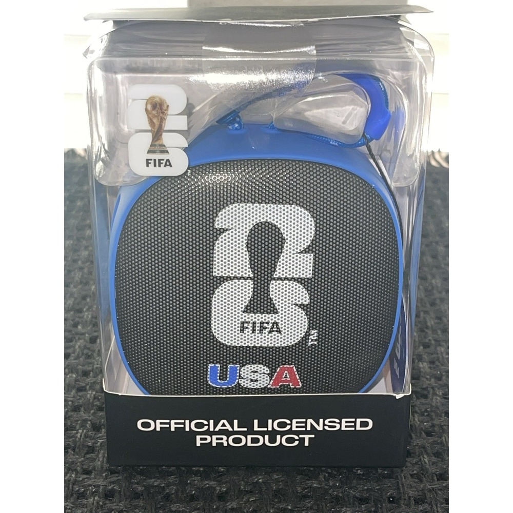 World Cup 2026 FIFA Official Licensed Wireless Speaker Blue & black collectible